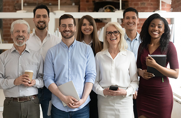 Group of professionals